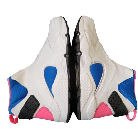 Nike Air Huarache Run Mid Sneakers White Blue Pink Shoe Women Size 10 - Picture 4 of 16